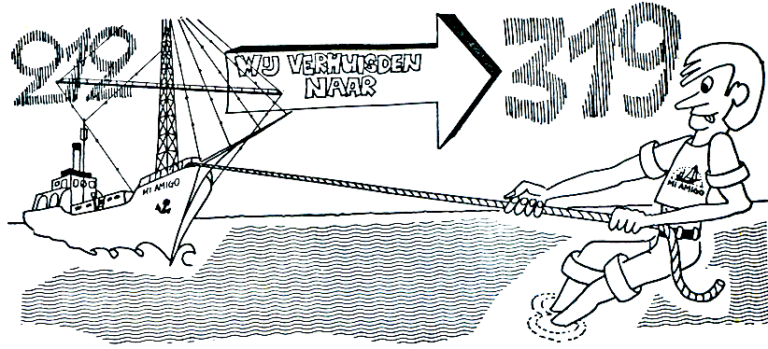 'België-Nederland' bij Mi Amigo zorgt voor chaos eind 1977