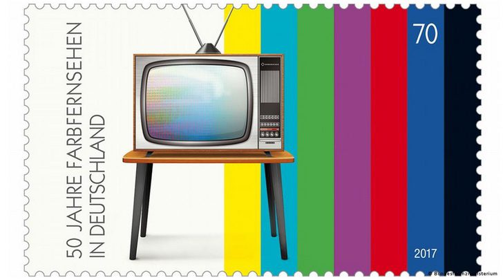 1967: Eerste test in West-Duitsland  met kleuren-tv